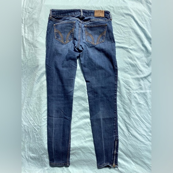 Hollister Skinny Ankle Zip Jeans Size 5R/27X29 - Picture 13 of 15